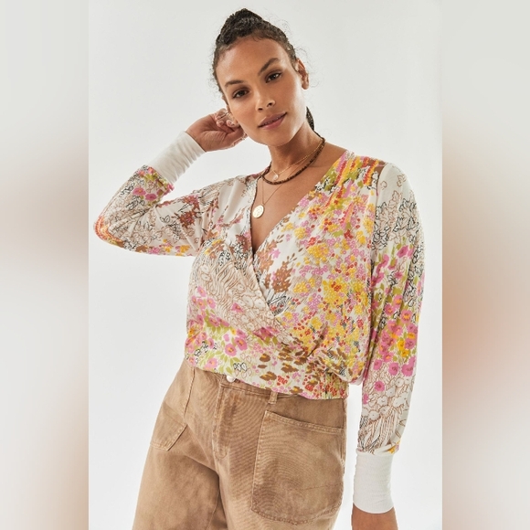 NWT Callie Floral Top by TINY From Anthropologie - Picture 8 of 9